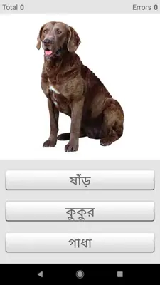 Learn Bengali words with SMART-TEACHER android App screenshot 3